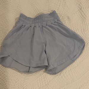 Lululemon size 2 Light Blue Hotty Hot Athletic Shorts
